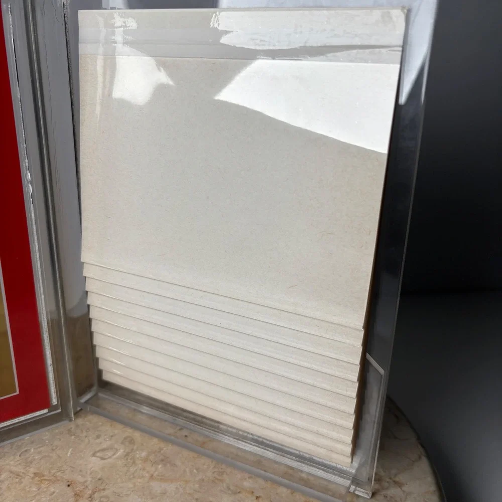 VTG Time Magazine Baby of the Year Acrylic Picture Frame Stationery Set Clear